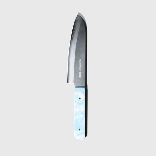 Santoku Knife Blue Milk