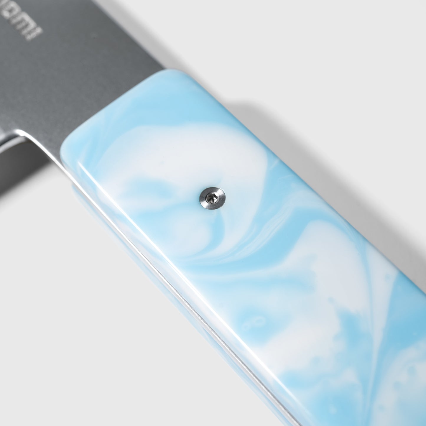 Santoku Knife Blue Milk