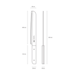 Bread Knife Eggshell